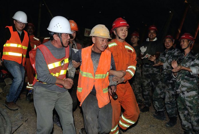 (1)CHINA-YUNNAN-ACCIDENTE-COLAPSO