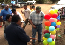 Inauguración de proyectos de agua potable y letrinas ecológicas para familias boaqueñas