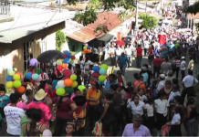 Boaco: Marcha de colores en conmemoración del 35/19