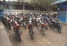 Policía nacional ocupa más de 200 motos como parte del plan de seguridad de fin de año