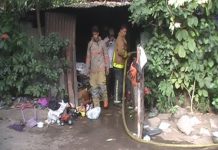 Incendio consume parcialmente una vivienda