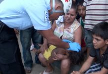 Golpe deja a chatel grave
