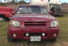 Encuentran camioneta robada