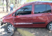 Se salva de milagro luego de accidente