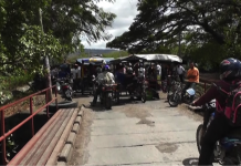Protesta pacífica de taxistas en Teustepe, Boaco