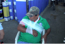 Agente de Policía resulta herido en accidente