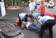 Otro motociclista en accidente de tránsito