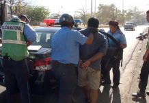 Supuesto pleito con Policía