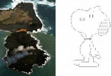Encuentran isla en Japón que se parece a Snoopy