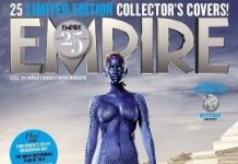 Jennifer Lawrence desnuda como Mística en la portada de Empire