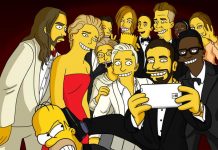 Los Simpson también parodian la selfie de los Oscar