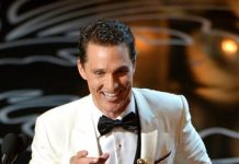 McConaughey gana el Oscar al mejor actor