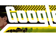 Google homenajea a Ayrton Senna con uno de sus «Doodles»