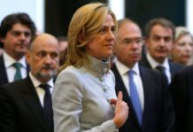 Imputan en España a la infanta Cristina por un caso de corrupción