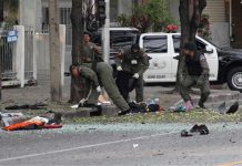 Bangkok: Explosión en sitio de protesta hiere a 6