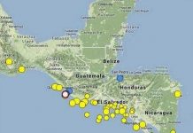 Sismo de 4,8 grados Richter sacude costa sur de Guatemala