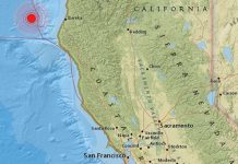 Reportan terremoto de 6,9 grados frente a costa oeste de EEUU