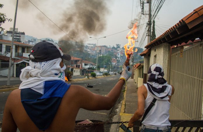 (9)VENEZUELA-TACHIRA-SOCIEDAD-PROTESTA