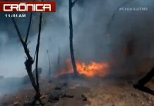 Incendio en Ciudad Sandino