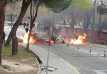 50 detenidos en huelga de estudiantes en España