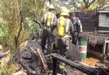 Fuerte incendio en tapicería de Altagracia, Managua