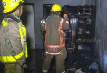Llamas devoran dos habitaciones en una vivienda en Chinandega