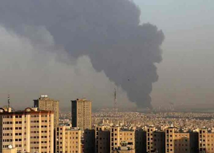 teheran, incendio, refineria, explosion,