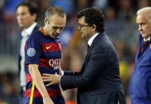Iniesta se une al «hospital» Azulgrana