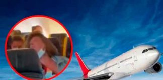 italia, video, viral, agresiones, avion, redes sociales,