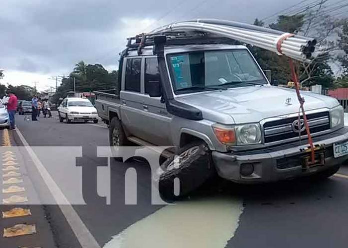 Nicaragua, carazo, accidente , daños materiales