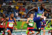 Kerron Clement gana oro 400 con vallas