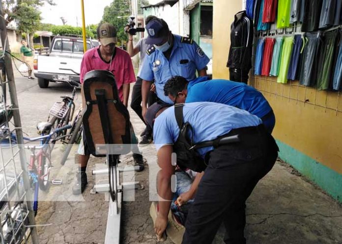 nicaragua, managua, ladron, golpiza, barrio santa ana,