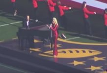 Captan ensayando para el Super Bowl a Lady Gaga