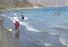 Más familias disfrutan vacaciones en Xiloá
