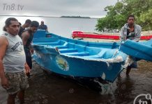 Ebrios se estrellan contra barco en Bluefields