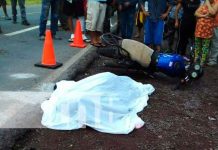 Fuerte accidente en la Ctra. León-San Isidro deja una persona fallecida nicaragua, matagalpa, san isidro, accidente de transito, motorizado, deceso,