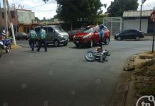 Otro motociclista lesionado en accidente