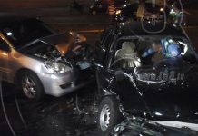 Aparatosa colisión deja cuatro lesionados