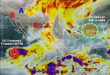 Ciclón Lester y tormenta Madeline se fortalecen