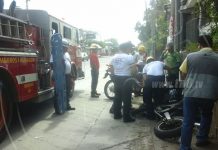 Brutal impacto a oficial de la Policía en Linda Vista