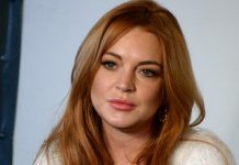 Lindsay Lohan publicó una foto con su novio en la cama
