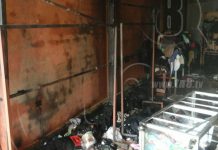 Estelí: Incendio afecta pequeño negocio de ropa