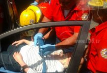 Choque deja tres lesionados en el sector del seminario
