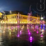 Fuente luminosa es atracción principal en cierre de fin de semana largo managua