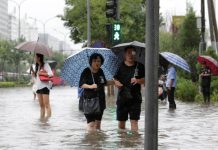 Beijing activa alerta naranja por fuertes lluvias