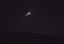 Misteriosa luz apareció en el cielo de California