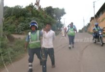 Atrapan a supuesto ladrón del barrio Camilo Ortega