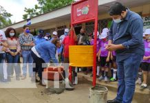 Alcaldía de Managua instala depósitos de basura en colegios nicaragua, basura, managua, deposito, colegios, alcaldia,