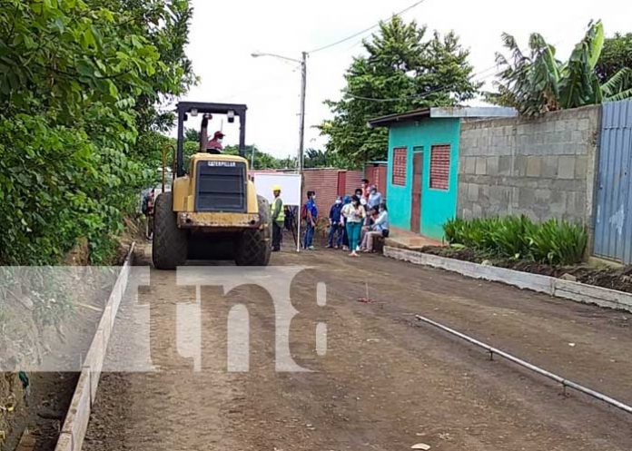 nicaragua, calles, managua, construccion, barrio marcos somarriba,