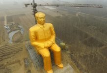 Erigen en China una estatua de Mao Tse Tung